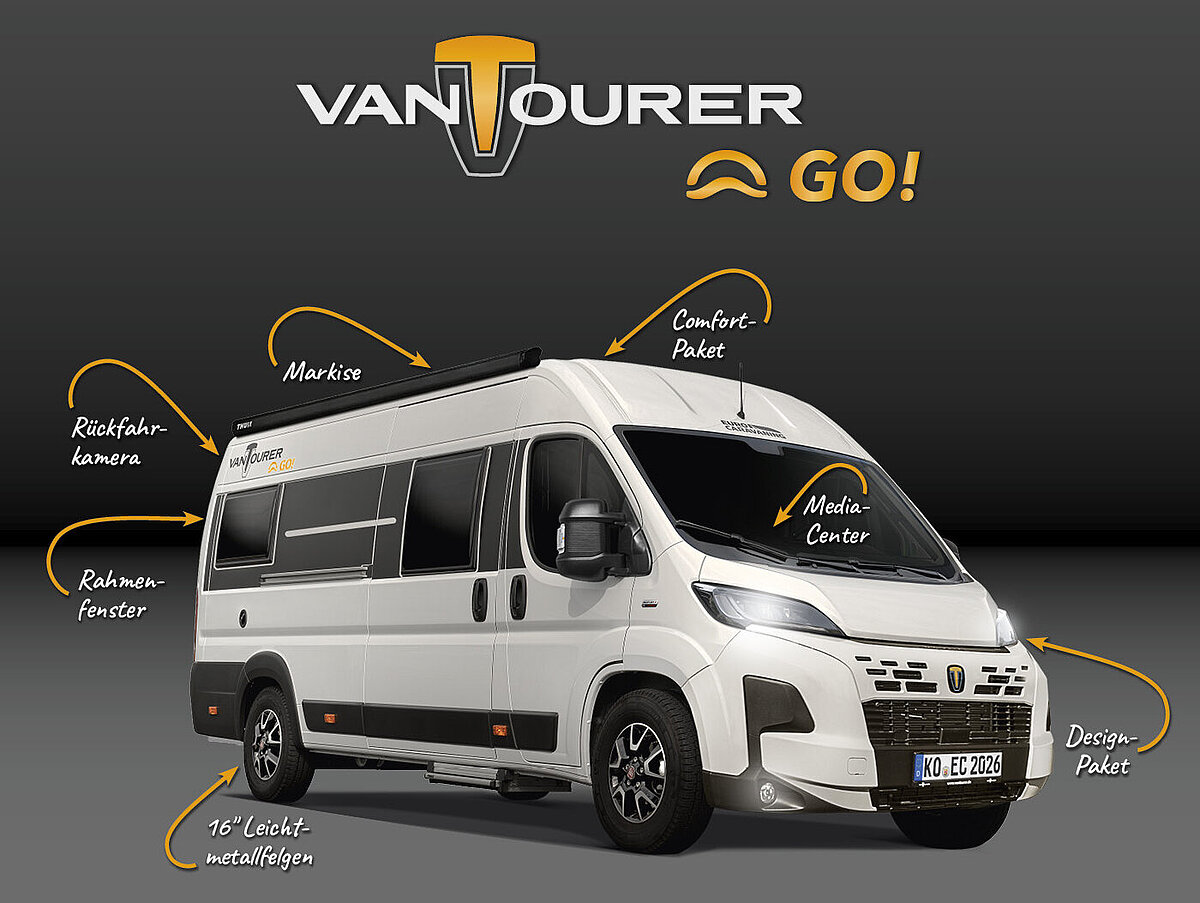 Kastenwagen Sondermodell VANTourer GO! - jetzt ab 61.626 € kaufen
